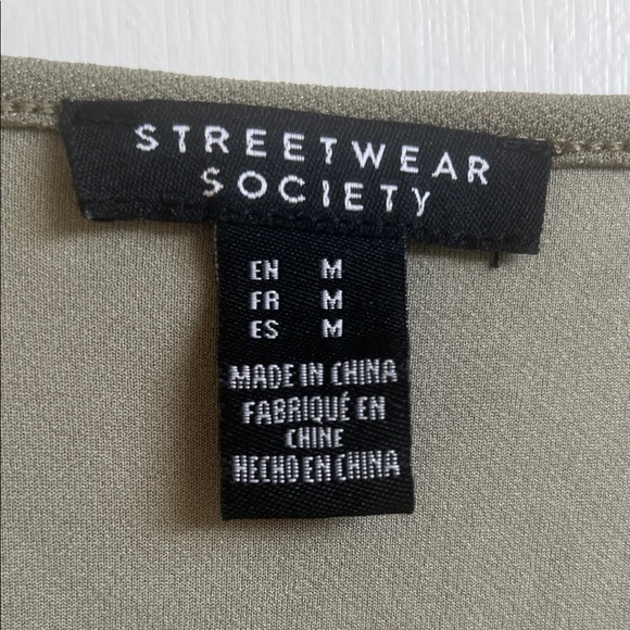 Streetwear Society Olive Mini Dress - Picture 2 of 5